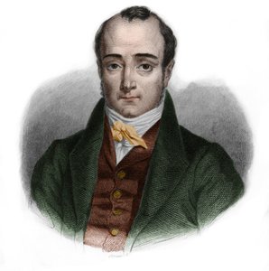 Retrato de Paul Jean Pierre Sauzet (1809-1876), político francés. en “LIBRE DES PERSONERS” por Louis de Cormenin Timon. 1842. Colección privada. de French School