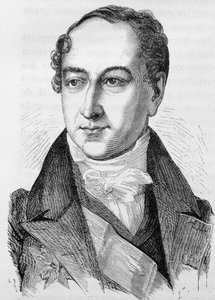Retrato de Peyronnet, político francés (1778 - 1854) - en "L