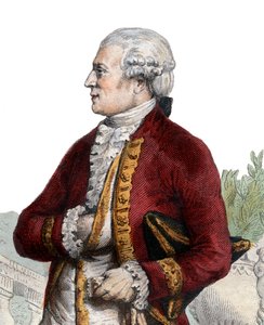Retrato de Pierre Augustin Caron de Beaumarchais (1732-1799) de French School