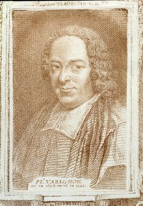 Retrato de Pierre L. Varignon (1654-1722) de Histoire des Mathematiciens por Alexandre Saverien, c.1766 de French School