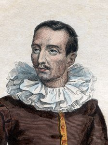 Retrato de Pierre de Bourdeille, señor de Brantôme (1535-1614), historiador, soldado y biógrafo francés de French School