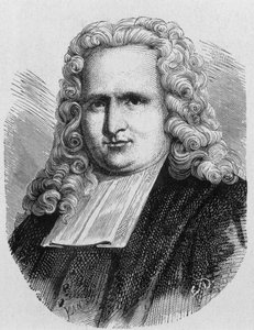 Retrato de Pieter (Petrus, Pierre) van Musschenbroek (1692 - 1761), físico holandés, inventor en 1745 del primer condensador eléctrico (botella de Leiden) - en 