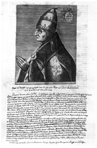 Retrato del Papa Juan XXII (1244-1334)