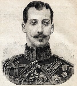 Retrato del Príncipe Alberto Víctor (1864-1892), Duque de Clarence y Avondale, y nieto de la Reina Victoria de Inglaterra, del periódico francés 