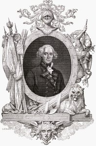 Retrato de Richard, Conde Howe (1726-99) oficial naval inglés de French School