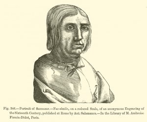 Retrato de Sannazar (grabado)