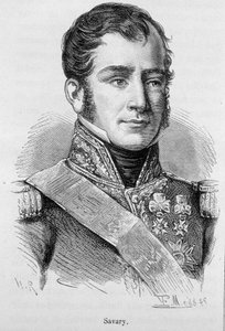 Retrato de Savary, Duque de Rovigo (1808), general y político francés (1774 - 1833) - en “L