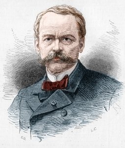 Retrato de Theodore Barriere (1823-1877), dramaturgo francés. Grabado en 