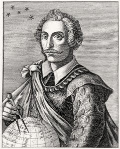 Retrato de Thomas Cavendish (1560-92) grabado por L Armessin