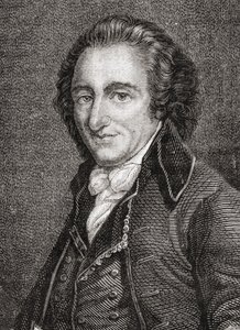 Retrato de Thomas Paine (1737-1809) de French School