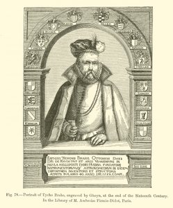 Retrato de Tycho Brahe, grabado por Gheyn, a finales del siglo XVI