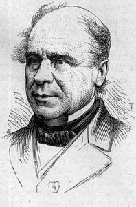 Retrato de Ustazade Silvestre de Sacy (1801-1879), crítico literario y académico francés. Grabado en 