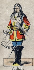 Retrato de Vauban Sebastien le Prestre (1633-1707), mariscal de Francia. Imagen de Epinal de finales del siglo XIX. Colección privada.