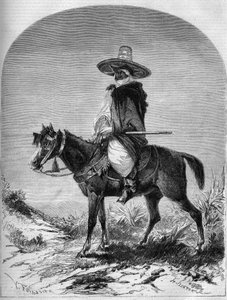 Retrato de un jinete árabe de la frontera de Marruecos de French School