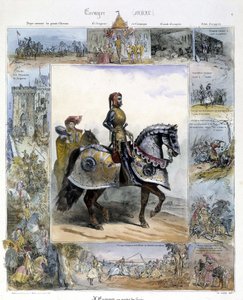 Retrato de un Ecuyer en "Historia pintoresca de la equitación antigua y moderna" de Charles Aubry