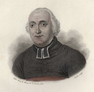 Retrato del Abate Carron (1760-1820), biógrafo, escritor moralista francés. en "Portraits des Hommes Useful". de French School