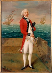 Retrato del Caballero de Favray (1706-1791) oficial de las galeras de Malta de French School