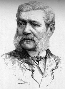 Retrato del grabador en madera, Conde Colonna Cesari (1825-1887).