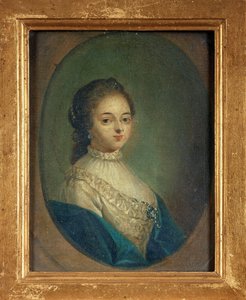 Retrato de la escritora Madeleine de Scudery de French School