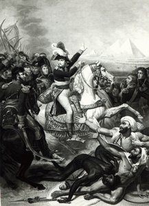 Retrato de Napoleón como el héroe conquistador en Egipto