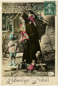 Postal: Feliz Navidad, Mary de French School