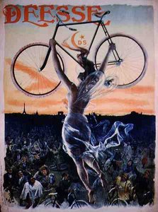 Póster publicitario de bicicletas 
