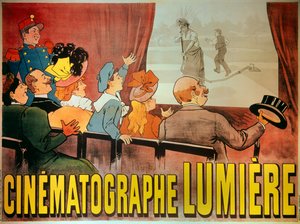 Cartel para el cinematógrafo de los hermanos Lumière: 
