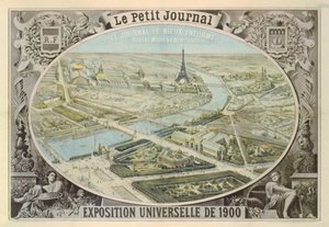 Cartel publicado por Le Petit Journal para anunciar la Exposición Universal en París, 1900