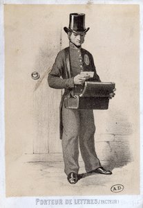 Cartero, c.1865 de French School