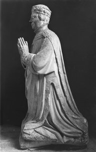 Figura arrodillada en oración del Duque Jean de Berry (1340-1416) Conde de Poitiers, siglos XV-XVIII de French School