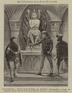 Precursores de la masonería: los Luciferianos (grabado)