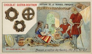 Monedas primitivas de los galos de French School