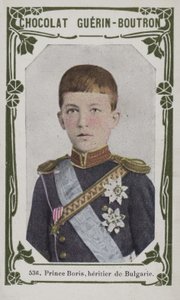 Príncipe Boris, heredero de Bulgaria de French School