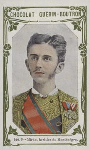 Príncipe Mirko, heredero de Montenegro de French School
