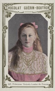 Princesa Victoria Luisa de Prusia de French School