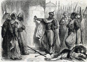 Prise de Constantinople (grabado) de French School
