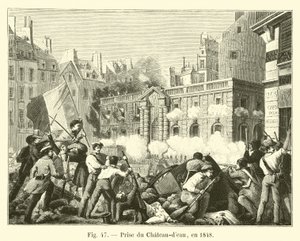 Toma del Castillo de Agua, en 1848 de French School