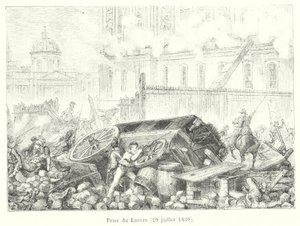 Toma del Louvre, 29 de julio de 1830
