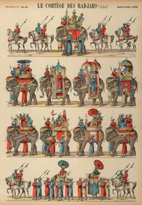 Procesión de rajás indios de French School