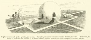 Proyecto de una casa de guardias agrícolas de French School