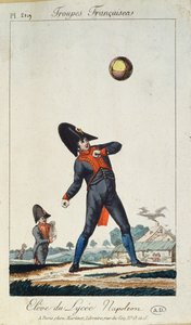 Alumno del Liceo Napoleón, de Troupes Francaises, c.1805