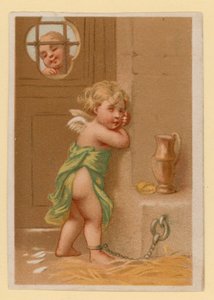 Putto jugando de French School