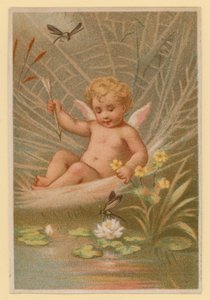 Putto jugando de French School