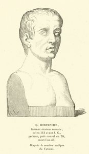Quinto Hortensio, político y orador optimado romano