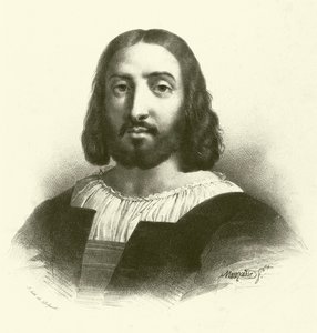 Raffaello Sanzio da Urbino, conocido como Rafael, retrato de French School