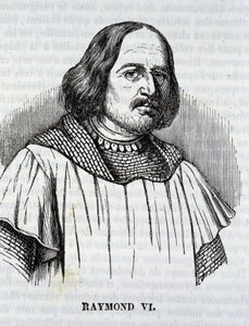Raymond VI en “La Mosaique du midi”, Toulouse de French School