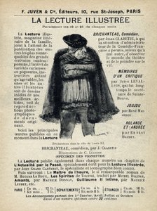 Lectura ilustrada. Publicación en "Tales de Pantruche et d