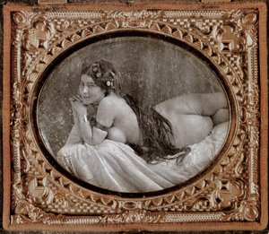 Desnudo reclinado, c.1850, de un libro de fotografía publicado en 1980