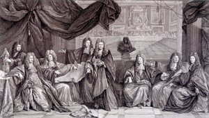 Recuperación de Luis XIV, c. 1689 de French School