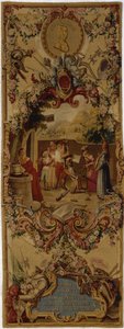 Tapiz de Gobelinos de la Regencia con la historia de Don Quijote, 1717-18 de French School